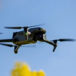 Drone em uma fazenda